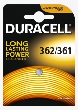 Silver Oxide Button 362/361 Batteries - Duracell 2450
