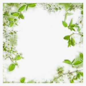 Spring Leaves Frame - Natur Hintergrund Rand