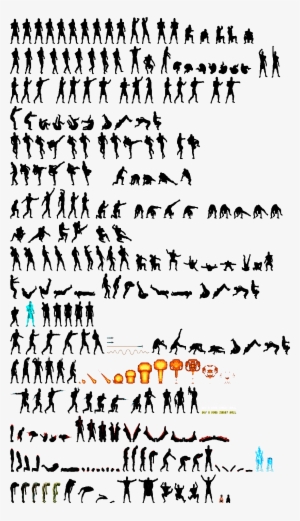 Mortal Kombat 2 Noob Saibot Sprite