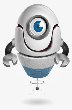 Cyclop Vector Character By Graphicmama - Cartoon Transparent Characters Robots