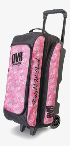 Dv8 Freestyle Triple Roller Pink Swirl Free Shipping - Pink Bowling Bags