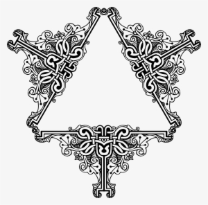 Big Image - Celtic Knot Cube Ottoman