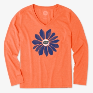 Women's Florida Gators Daisy Long Sleeve Cool - Clemson Tigers