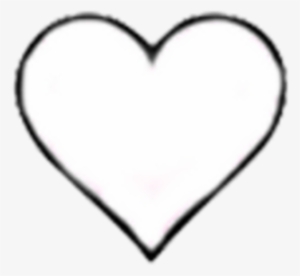 Heart Hearts Tumblr Blackandwhite Icon Png Black And - Heart