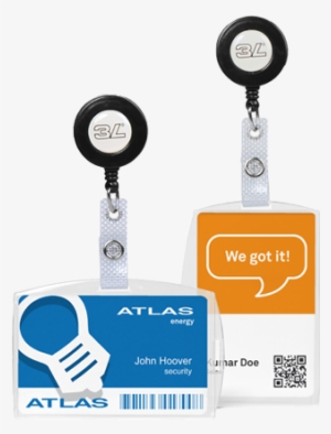 With Clips - Id Card Holder Png