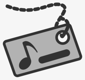 How To Set Use Music Id Card Clipart - Etiqueta De Musica Png