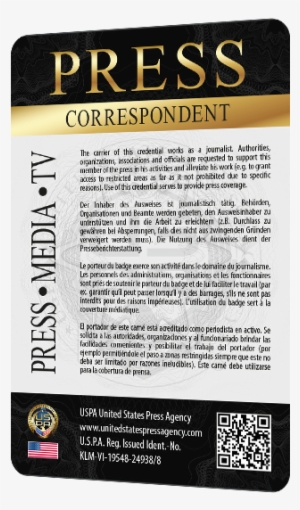 Editorial Id Card - Paper