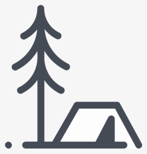 Tent In The Forest Icon - Icon