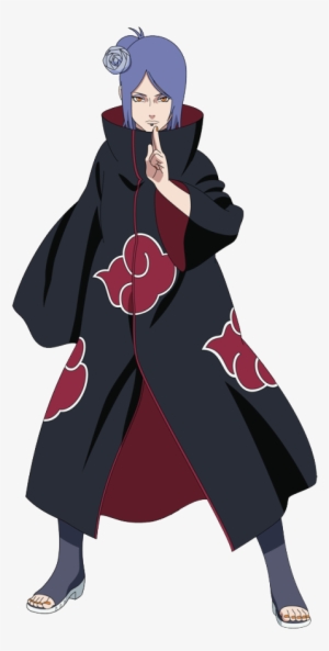 Nagato Akatsuki Png - Naruto Konan