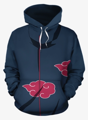 Naruto Akatsuki Unisex Hoodie - Supergirlfriend Hoodie Plum Xx Large (55 Inch Chest)