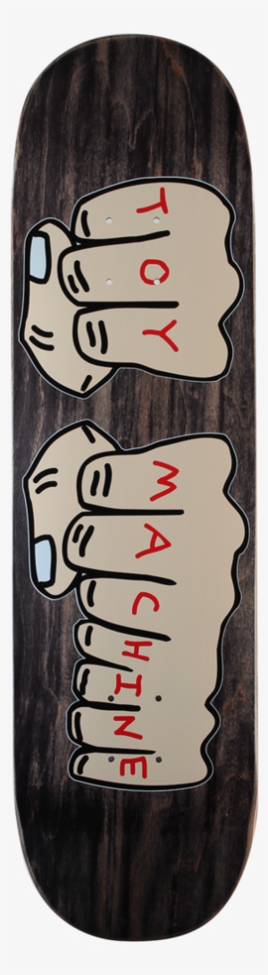 Toy Machine Fists Deck - Toy Machine Fist Skateboard Deck - 8.50"