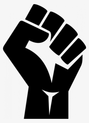 Vector Image Of Raised Fist Pictogram - Fist Clipart