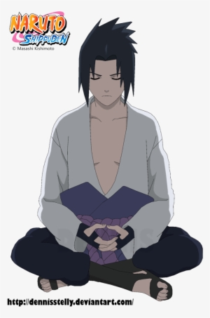 Sasuke Akatsuki Png - Sasuke Uchiha Meditating