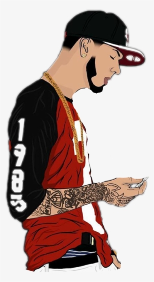 Report Abuse - Anuel Aa Png Caricatura