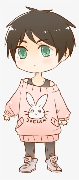 Chibi Shitty Art Snk Aot Eren Jaeger Eren Artsu Fartsu - Kawaii Attack On Titan Eren