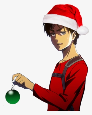 Anime, Christmas, And Transparent Image - Eren Jaeger Christmas