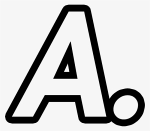 A Youtube Logo Black - Letter