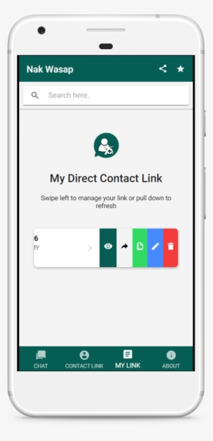 Manage Your Direct Contact Link - Portrait
