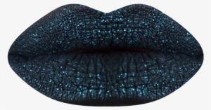Black Glitter Liquid Lipstick Green Blue Glitter Depending - Wednesday