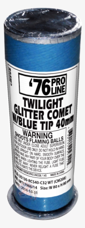 Twilight Glitter Comet W/ Blue Tip - Visco Fuse