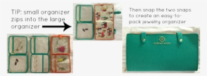 Large Jewelry Organizer In Teal // Small Jewelry Organizer - Kendra Scott Organizer Travel