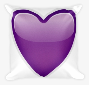 Emoji Pillow - Purple Heart - Emoji Pillow Purple Heart