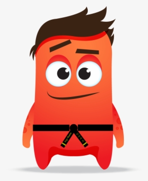 Earn Dojo Karate Belts And Rewards - Class Dojo Red Monster