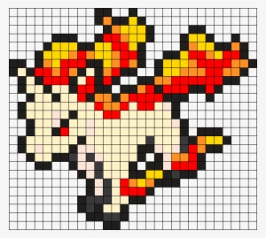 Rapidash Pokemon Bead Pattern Perler Bead Pattern / - Pixel Art Pokemon Ponyta