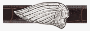 Horst Schrader Indian Head 1 1/2" Trohpy Buckle - Buckle