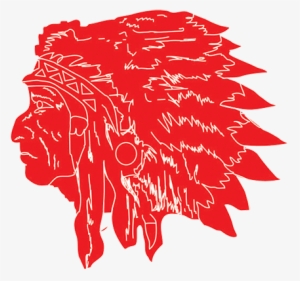 Indian Head - Red Indian Head Png