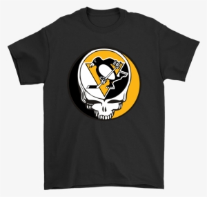 Pittsburgh Penguins Grateful Dead Steal Your Face Hockey - Pittsburgh Penguins