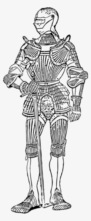 Suit Of Armor Front Png Clip Arts - Suit Of Armor Drawing