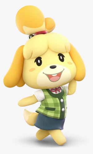 Resized To 41% Of Original - Super Smash Bros Ultimate Isabelle Render