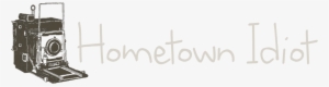 Hometown Idiot - Vintage Camera Shaped Hand Drawn Pendant Necklace |
