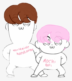 I Love Pop Team Epic, And Bts So I Made A Drawing Of - Cartoon