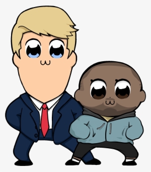 Image Of Trump And Kanye Pop Team Epic - Kanye West