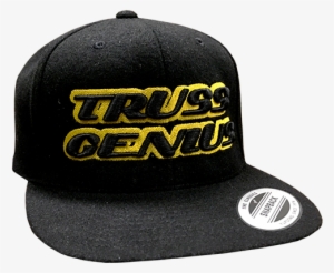 Truss Genius Limited Edition Black And Gold Snapback - Hat