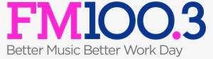 3 Better Music Better Work Day - Fm 100.3 Logo