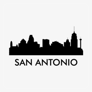 San Antonio Silhouette Novelty Metal Magnet M-8722