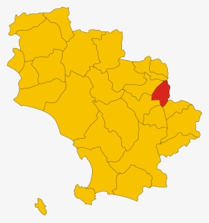 Map Of Comune Of Santa Fiora - Castiglione Della Pescaia Comune