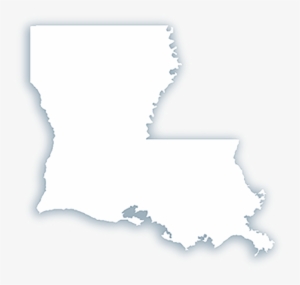 8-2xlouisiana Shadowed Member - Louisiana Shape