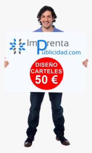 Diseñar Carteles - Personas Con Publicidad