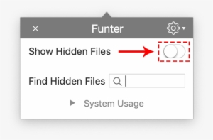 You Will See A Message That Funter Wants Access To - Hidden File And Hidden Directory