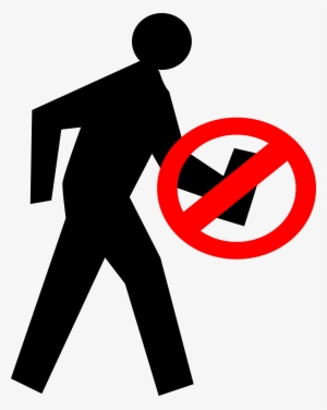 This Free Icons Png Design Of No Smartphone Walking
