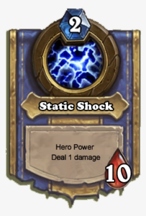 02 Static Shock Pillar - Darkest Dungeon Hearthstone Cards
