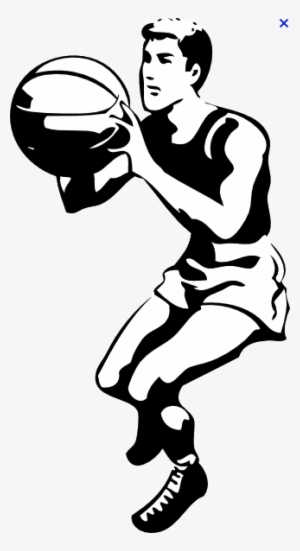 Basketball - Basketball Player Black And White