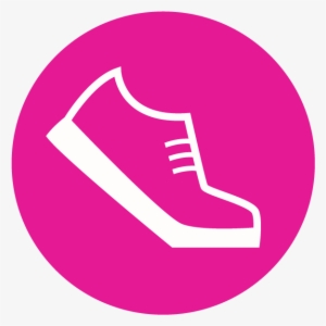 30 Miles - Pink Walk Icon