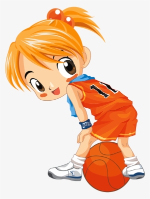 Láminas Infantiles Y Para Adolescentes - Basquet Bol Femenil Anime