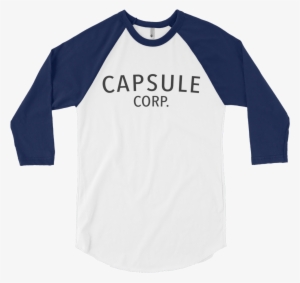Trunks' Capsule Corp Baseball T Shirt - Atlanta Falcons Shirt // Black And Red // Falcons Shirt