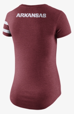 Nike Arkansas Razorbacks Womens Crimson Dna Tee Scoop - South Eastern Conference Team Lights